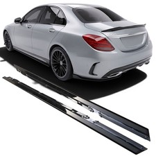 ? SEITENSCHWELLER SPOILER SPLITTER FÜR MERCEDES C-KLASSE W205 & S205 AMG PAKET ? ? SEITENSCHWELLER SPOILER SPLITTER FÜR MERCEDES C-KLASSE W205 & S205 AMG PAKET ?