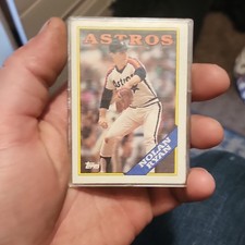 Topps 1988 Nolan Ryan Houston Astros Baseball Card #250 Base Set error card. 