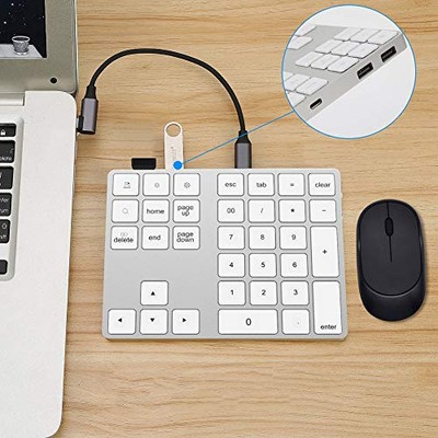 [New] Mini numeric keypad wireless Bluetooth numeric keypad 34 keys wireless