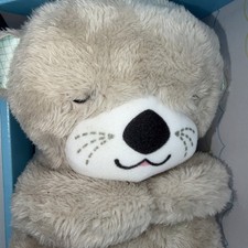 Fisher Price Soothe N Snuggle Otter Plush Sound Machine White Noise Heartbeat