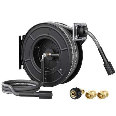 #ad Pressure Washer Hose Reel 60ft Power Washer Hose Reel Pressure Washer Retra... $201.40