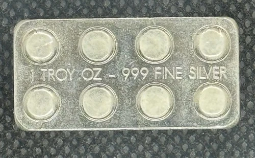 1 oz Silver Lego Building Block Pure Silver .999 Bullion Stackable