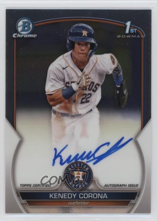 2023 Bowman Chrome Prospect Auto Kenedy Corona #CPA-KC Auto 12g7