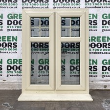 CREAM UPVC CASEMENT WINDOW EXTERNAL EXTERIOR GEORGIAN BARS DOUBLE GLAZED USED