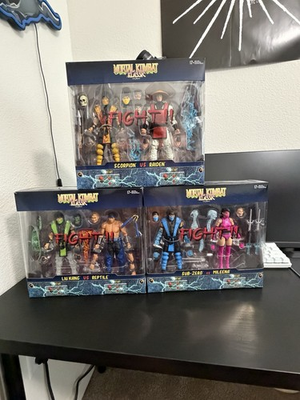 #ad McFarlane Mortal Kombat Klassic 2 Pack Scorpion Subzero And Reptile $400.00