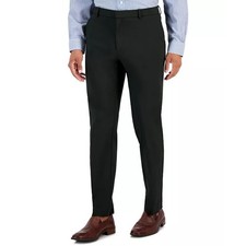 Tommy Hilfiger Men's Dark Olive Stretch Modern TH Flex Dress Pants Size 33x32
