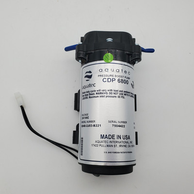 Aquatec CDP 6800 Booster Pump RO DI Water System 6840-2J03-B224 24V AC