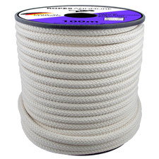 Baumwollseil Naturseil 14 &ndash; 25mm geflochten 100% Baumwolle DIY M&ouml;bel, Leine, Bau
