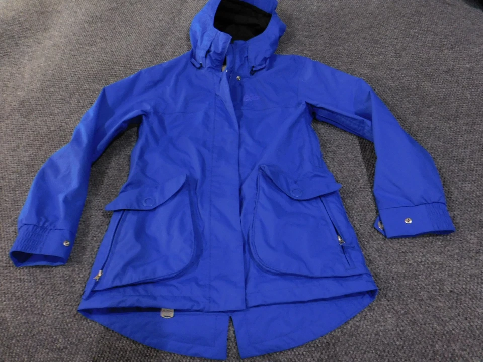 Nike ACG Chaqueta Mujer Pequeña Azul Con Capucha Impermeable Parka Abrigo Exterior Estilo Años 90 Foto 3 de 4
