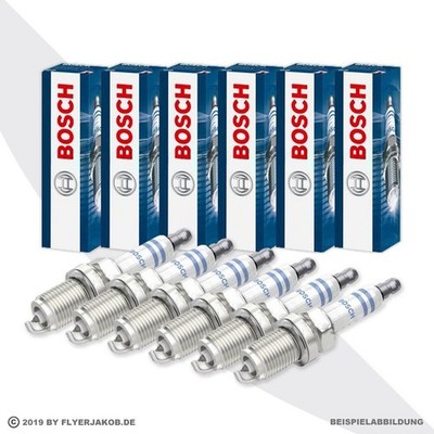 6x BOSCH 0242236510 Zündkerzen FR7NPP332 BMW 1er 3er 5er 6er X3 Z4 Saab 9-3