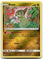 Axew 154/236 SM - Unified Minds Common Reverse Holo Pokemon TCG HP