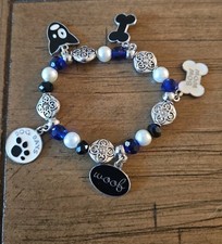 Dog Themed Charm Bracelet Stretch