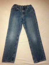 Children's Place Boys Size 8 Straight Fit Blue Denim Jeans Kids Pants Adjustable