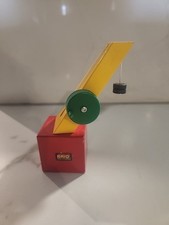 VINTAGE BRIO Wooden Swivel Crane Magnetic