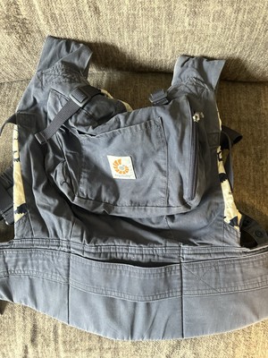 Ergobaby Carrier 360 Baby Carrier Marine Whale Print Blue Clean
