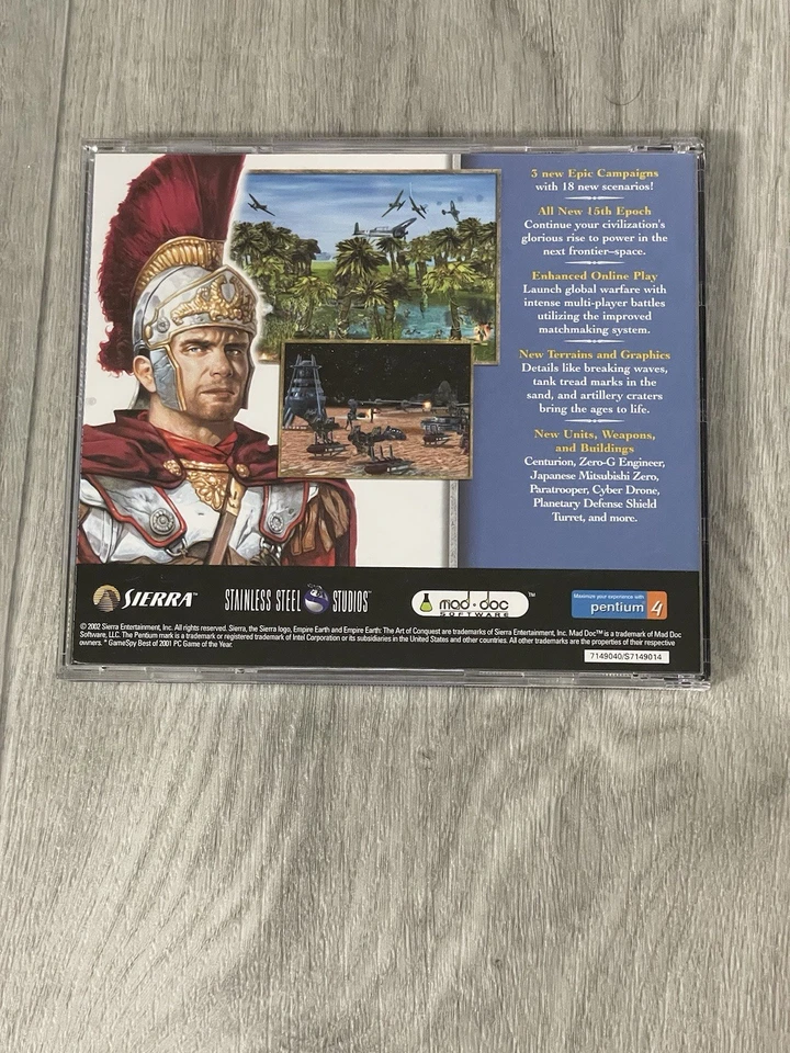 Empire Earth and The Art of Conquest Expansion Big Box Game Lot (PC, 2002) - Image 3 of 4