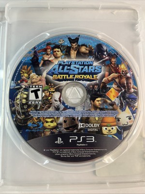 Playstation All Star Battle Royal - Playstation 3 PS3- Disc Only, No Art Work
