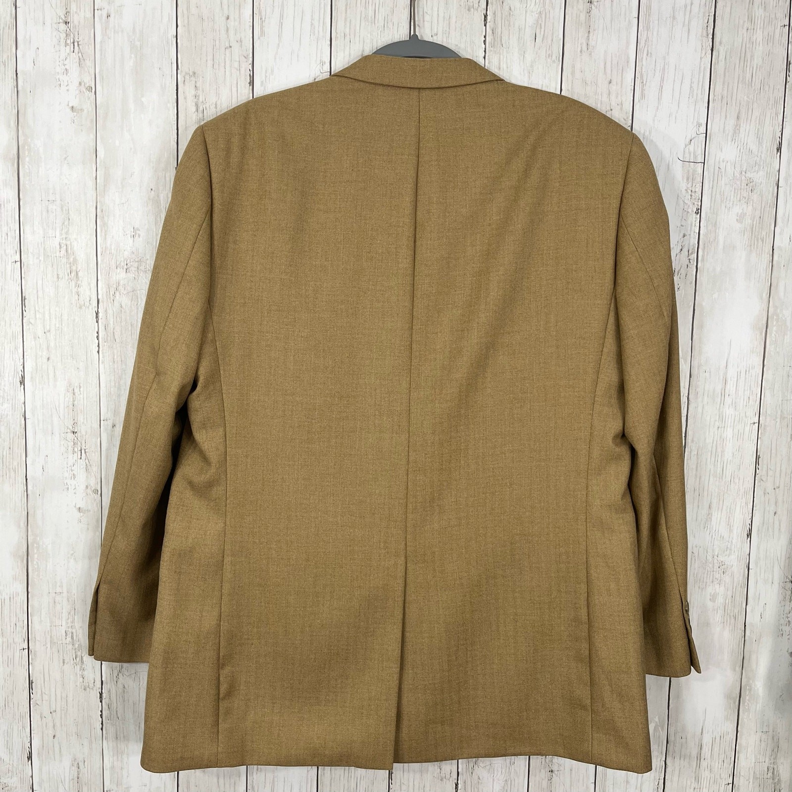 Andrew Fezza 2 Button Light Brown Tan Basic Suit … - image 2