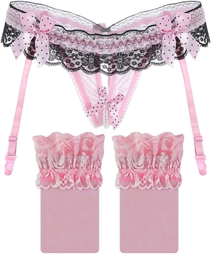 Garter Belt With Stockings In Women's Garter Belts for sale | eBay