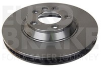 Eurobrake Bremsscheibe BelüFtet Vorne Rechts FüR Audi Q7 Van VW Touareg Cayenne