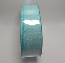 Members Mark Premium Wired Edge Ribbon 1.5 Inch Light Blue Solid