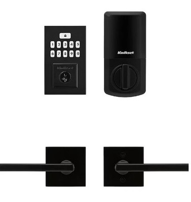 Kwikset SmartCode 260 Keypad Electronic Lock Halifax Lever & SmartKey 99690-026