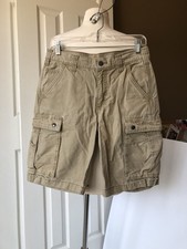 Carhartt Canvas Cargo Shorts Tan Khaki Heavy Duck Canvas 100 Cotton Mens 30