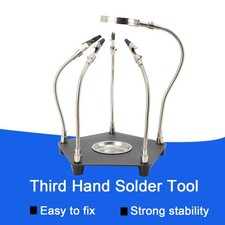 Magnetic Helping Hands Soldering Station with 4 Flexible Adjustable Arms