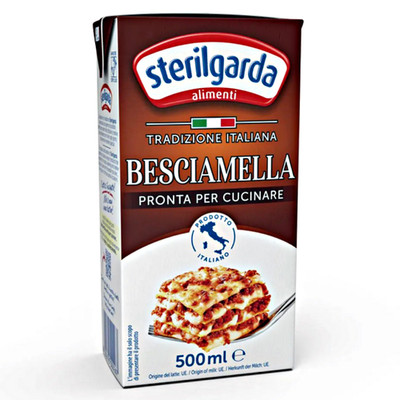 Sterilgarda Besciamella Béchamel Sauce 500ml   Ready to Use   Product of Italy