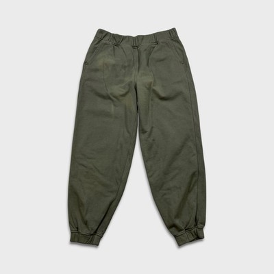 Lululemon Relaxed High-Rise Jogger Womens Size 10 Green Cotton Terry Sweatpants