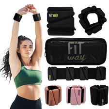 Ankle  Wrist Weights for Women  Men   Adjustable Silicone Weighted Bracelet...