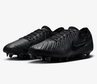 Nike Tiempo Legend 10 Elite FG Black Mens Sizes US 12 Football Soccer Boots New✅