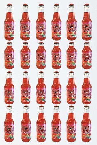 24 PACK! NEW! Ring Pop Strawberry Soda, MADE WITH REAL SUGAR,12 oz Glass Bottles