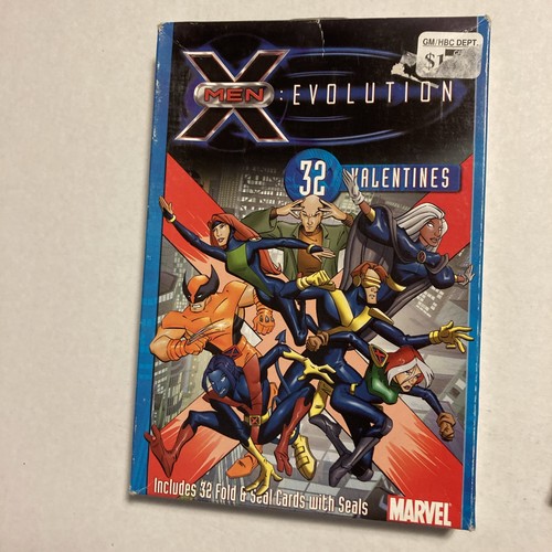 X-Men Evolution Valentines 32 Fold/Seal Cards 8 X-citing Designs 2001 New 2Packs - Picture 3 of 9