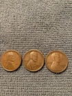 Lot Of 3 Lincoln Cents VG+ 1921-S,  1923-S, 1924-S