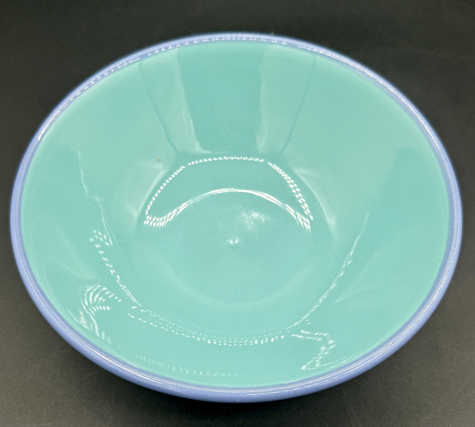 4 Lindt Stymeist Colorways 6.5” Coupe Cereal Bowls Salmon Turquoise Blue