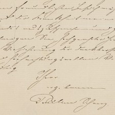 Letter writer Pauline Schanz to a professor 1870