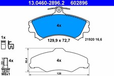 Kits de frein Smart FORFOUR