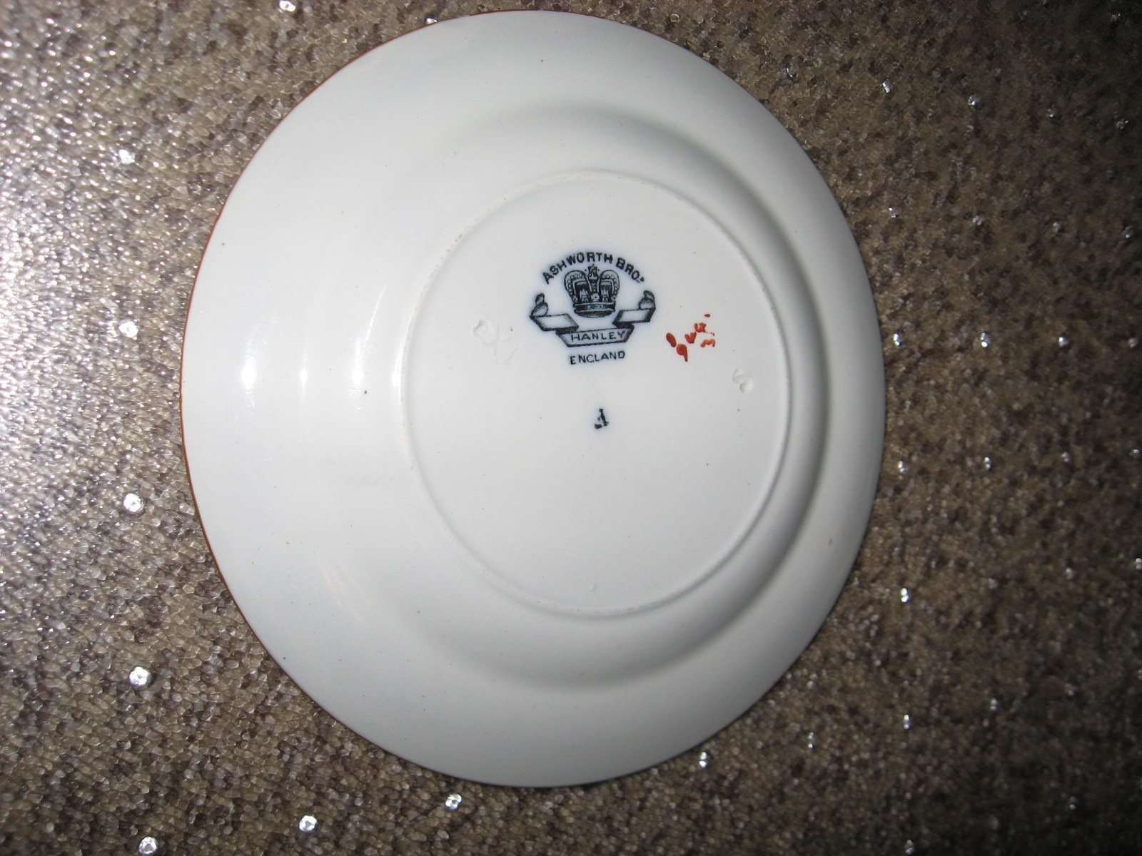 Gaudy rmk99 Ashworth Bro. Hanley, Eng Chinoiserie Gaudy Willow Plates 6.5
