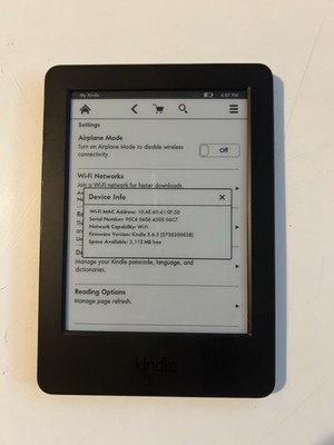 Amazon Kindle Paperwhite (7. Gen) 4GB, WLAN, 6 Zoll eBook-Reader