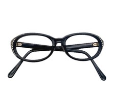 VTG 50s-60s Youth Cat Eye Rhinestone Silver Glasses Frames Only Universal 5.5