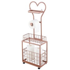 Freestanding Holder, Drawer Style Storage Compartment, with Storage Shelf Res...