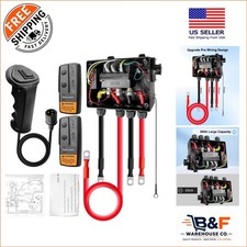 Pre-wired 12v 500a Winch Control Box With Wireless Remote - Reliable Performance