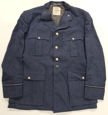 Original RAF No1 Kleid Uniform Jacke Tunika Pilot Offizier VR blau 180/112/104 44L