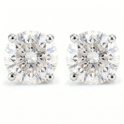 #ad #ad 1 4 2 Ct T.W. Natural Diamond Studs in 14k White or Yellow Gold $1499.99
