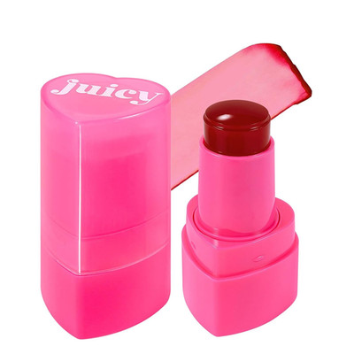 3-In-1 Multi-Use Blush Cream Blush Stick for Eyes, Cheeks & Lips, Hydrating & Bo