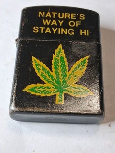 Vintage High Life Lighter  “Nature’s Way Of Saying Hi” used In Korea. * X7 