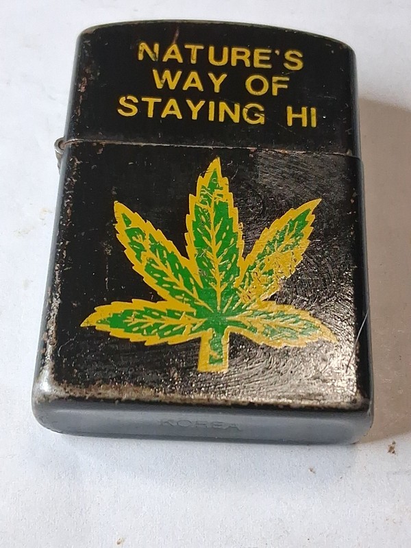 Vintage High Life Lighter  “Nature’s Way Of Saying Hi” used In Korea. * X7 