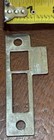 VTG 3 1/4” Tall X 1” Door Strike Striker Plate Keep Keeper Catch w Chrome Finish — photo 3