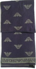 -Authentique  Echarpe EMPORIO ARMANI   50% LAINE  TBEG  vintage Scarf 